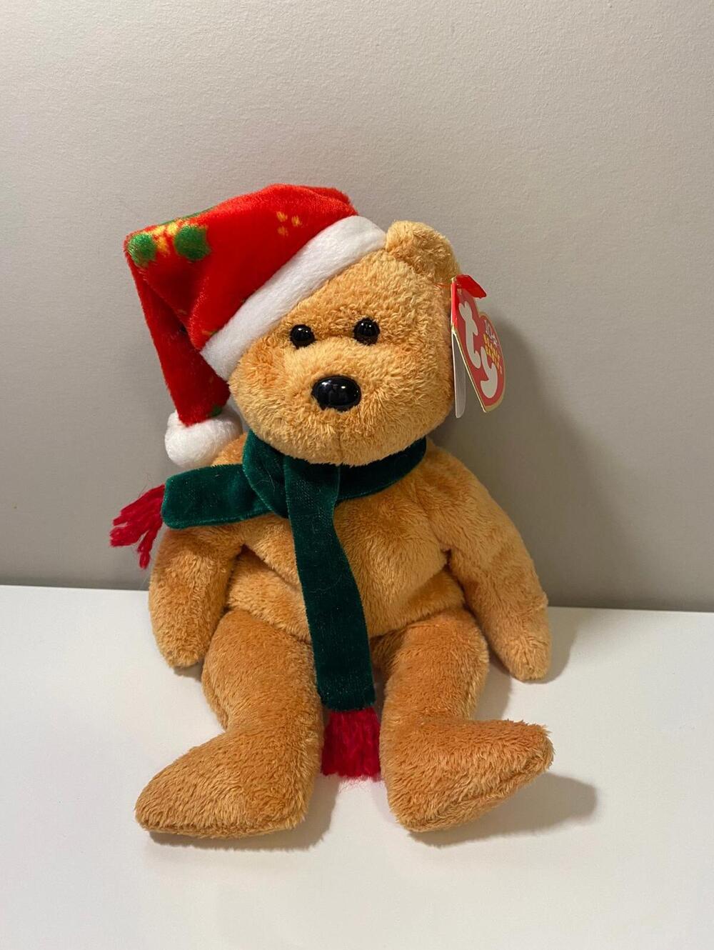 Ty Beanie Baby “Holiday Teddy” the Christmas Bear (8.5 inch)